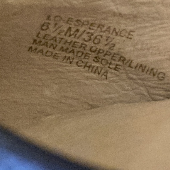 NWOT - Louise et Cie Marine Blue Ankle Strap Leather Heel Shoes - Sz 6.5M/36.5* - Picture 7 of 16